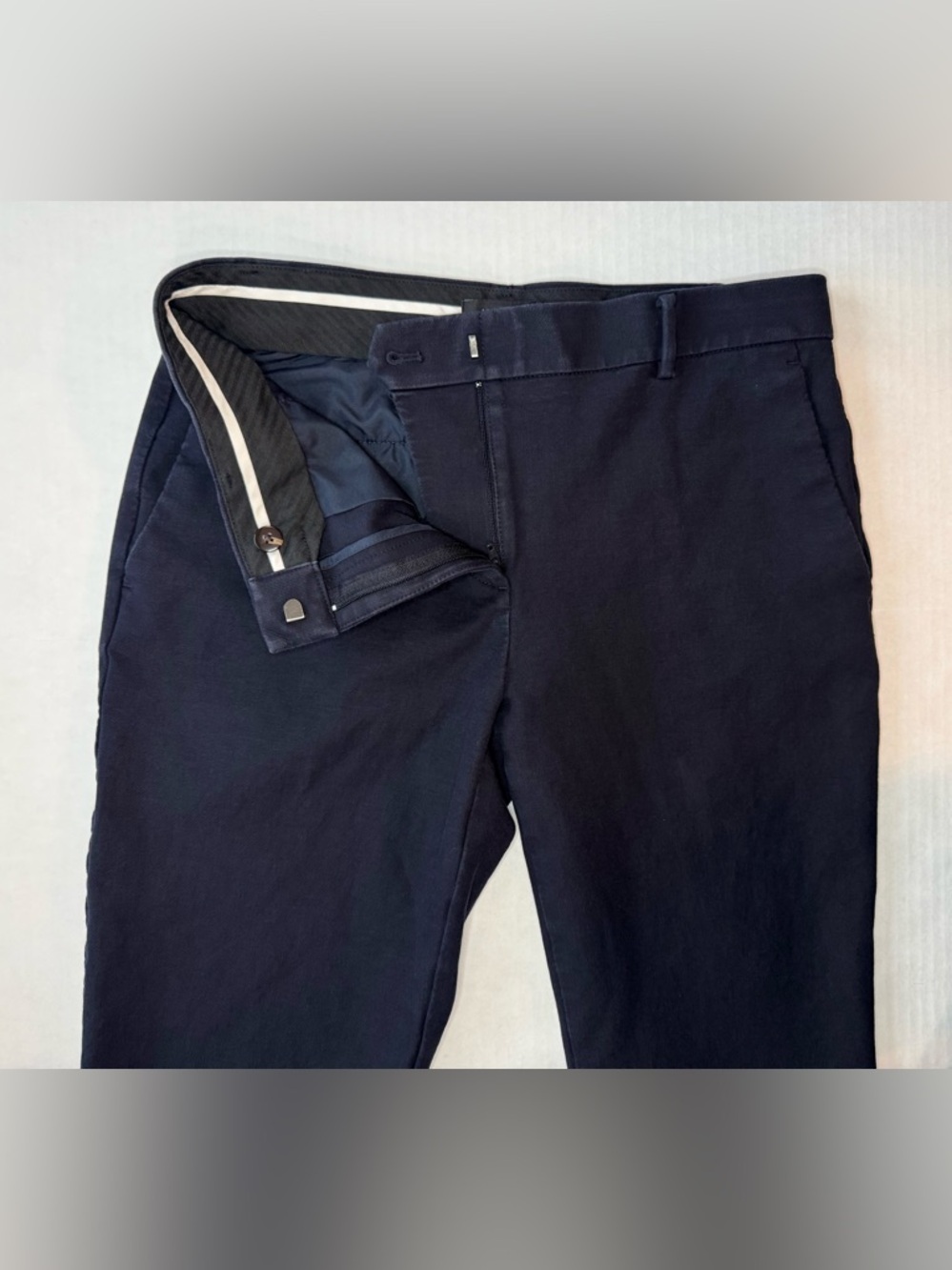 Ann Taylor High Rise Eva Pant Atlantic Navy Size 6 - Picture 4 of 12